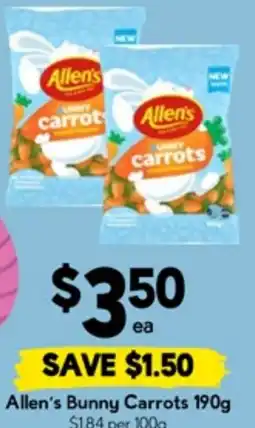 Drakes Allen's bunny carrots offer