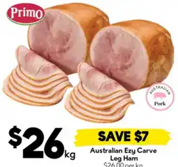 Drakes Australian ezy carve leg ham offer