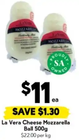Drakes La vera cheese mozzarella offer