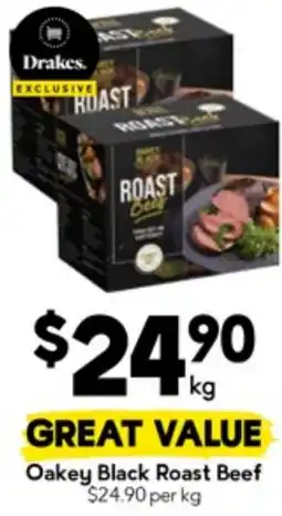 Drakes Oakey black roast beef offer