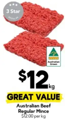 Drakes Australian beef regular mince offer