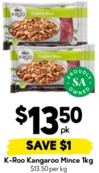 Drakes K-roo kangaroo mince offer