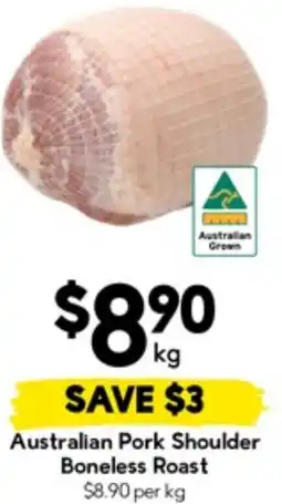 Drakes Australian pork shoulder boneless roast offer