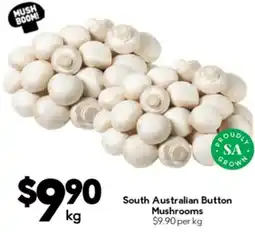 Drakes South australian button mushrooms offer