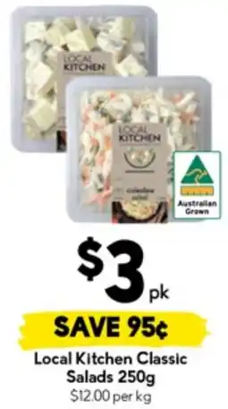 Drakes Local kitchen classic salads offer