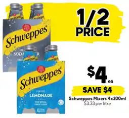 Drakes Schweppes Mixers offer