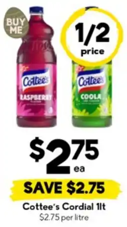 Drakes Cottee's Cordial 11t offer