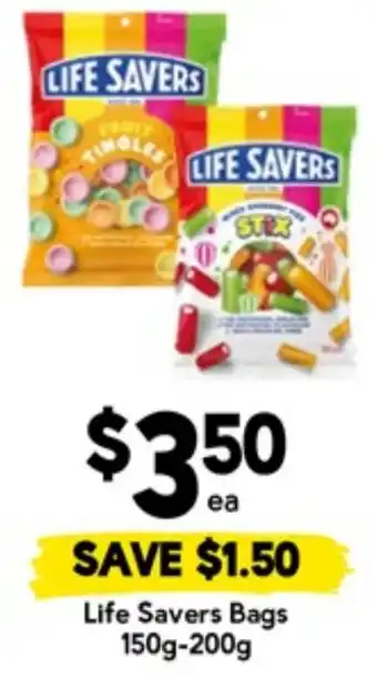 Drakes Life Savers Bags offer