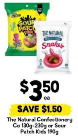 Drakes The Natural Confectionery Co or Sour Patch Kids offer