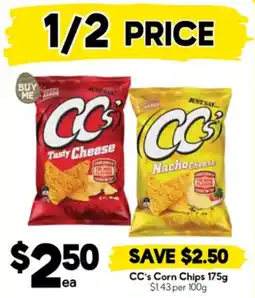 Drakes CC's Corn Chips offer