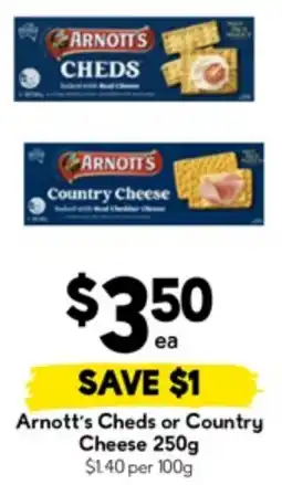 Drakes Arnott's Cheds or Country Cheese offer