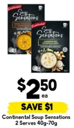 Drakes Continental Soup Sensations 2 Serves offer