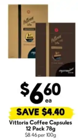Drakes Vittoria Coffee Capsules offer