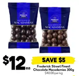 Drakes Frederick Street Finest Chocolate Macadamias offer