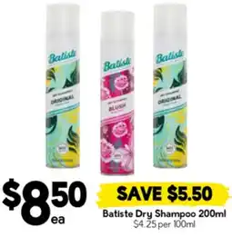 Drakes Batiste Dry Shampoo offer