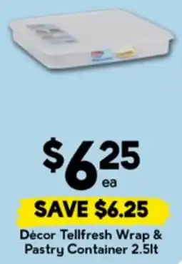 Drakes Décor Tellfresh Wrap & Pastry Container 2.5lt offer