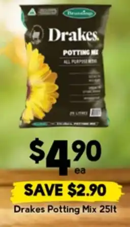 Drakes Drakes Potting Mix 25lt offer