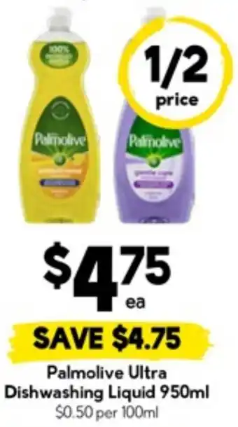 Drakes Palmolive Ultra Dishwashing Liquid offer