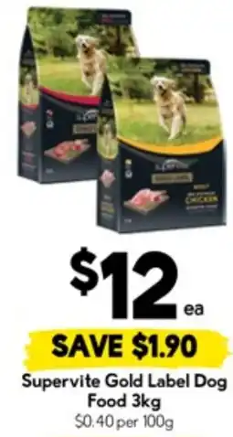 Drakes Supervite Gold Label Dog Food offer