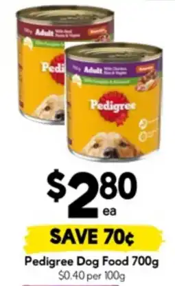 Drakes Pedigree Dog Food offer