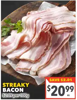 Supa Valu Streaky bacon offer