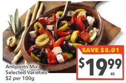 Supa Valu Antipasto Mix Selected Varieties offer