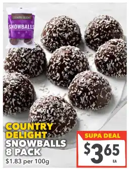 Supa Valu Country delight snowballs offer