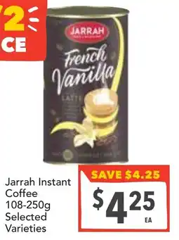 Supa Valu Jarrah Instant Coffee Selected Varieties offer