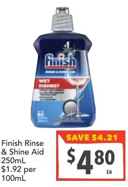Supa Valu Finish Rinse & Shine Aid offer