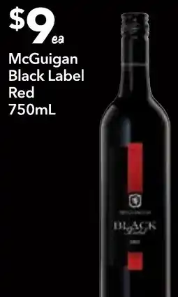 Supa Valu McGuigan Black Label Red offer