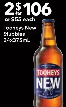Supa Valu Tooheys New Stubbies offer