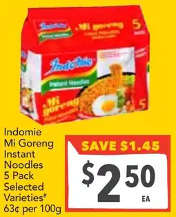 Supa Valu Indomie Mi Goreng Instant Noodles Selected Varieties offer