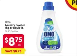 Spar Omo Laundry Powder or Liquid offer