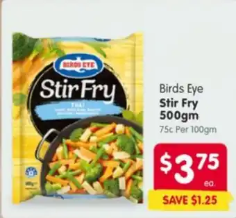 Spar Birds Eye Stir Fry offer