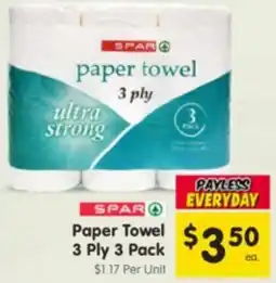 Spar Paper Towel 3 Ply offer