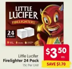Spar Little Lucifer Firelighter offer