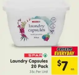 Spar Laundry Capsules offer