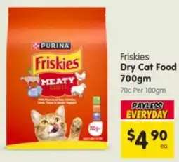 Spar Friskies Dry Cat Food offer