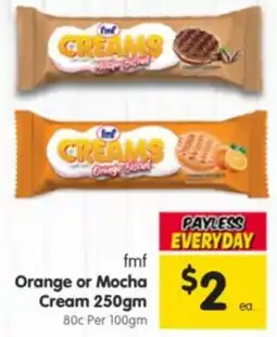 Spar Orange or Mocha Cream offer
