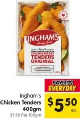 Spar Ingham's Chicken Tenders offer