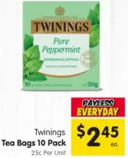 Spar Twinings Tea Bags offer