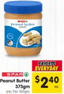 Spar SPAR Peanut Butter offer