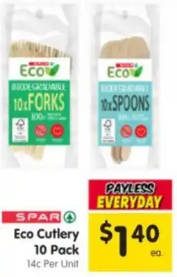 Spar Eco Cutlery offer