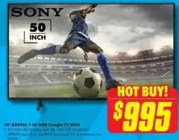 The Good Guys 50 bravia 3 4k hdr google tv 2024 offer