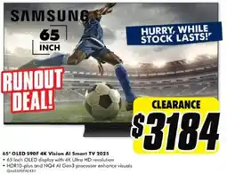 The Good Guys 65 oled 590f 4k vision al smart tv 2025 offer