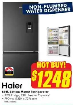 The Good Guys 514L Bottom Mount Refrigerator offer