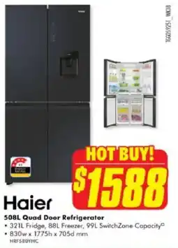 The Good Guys 508L Quad Door Refrigerator offer