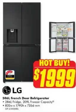 The Good Guys 506L French Door Refrigerator offer