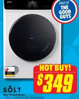 The Good Guys 8kg Vented Dryer offer