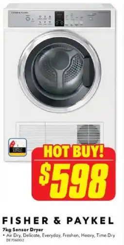 The Good Guys Sensor Dryer offer